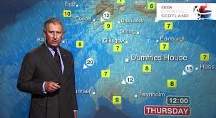 Cooler near lake with rain expected this weekend. Prince Charles Presents The Weather Forecast Bbc Scotland Youtube
