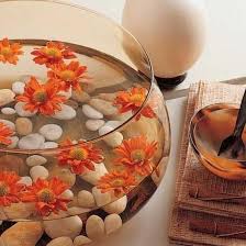 Creative Craft Ideas Making Home Decorations With Beach Pebbles Floating Flowers Candle Centerpieces Diy Floating Candles