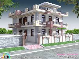 Highly Decorative 47x47 North Indian Home Small House Elevation Design House Outer Design Kerala House Design