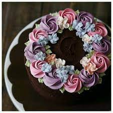 Check spelling or type a new query. Pipped Pastel Flowers Cake Buttercream Cake Cake Decorating