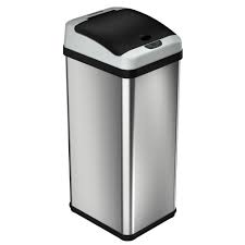 Our selection of recycling bins let you choose what you need to sort and carry recyclables while keeping floors clean. Halo 13 Gallon Rectangular Extra Wide Stainless Steel Automatic Sensor Trash Can Platinum Overstock 15303907