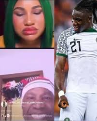 Fulham and super eagles player CALVIN BASSEY'S father cries out publicly  during a live video with Hellen Ati okechukwu . He is begging Nigerians to  help him beg Calvin Bassey to forgive