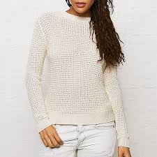 These stylish waffle knit shirt are ideal for all seasons and offer premium comfort. For The Jonathan Saunders Deborah Blush Waffle Knit Sweater Waffle Knit Sweater Waffle Knit Apple Bottom Jeans