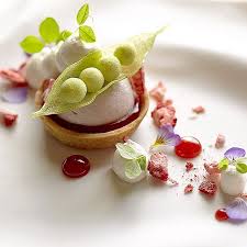 Emmanuel Fimbrez On Instagram Strawberry Mousse Tart Pulled Sugar Peas White Chocolate Ganache Rolled Pe Fancy Desserts Plated Desserts Baking And Pastry