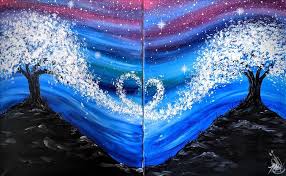 Date Night Idea Couples Painting Party Painting With A Twist #paintingwithatwist check out the link below to find an event near you! date night idea couples painting party