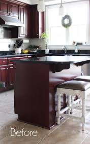 Read the instructions provided by the manufacturer of the wood stain before you begin. Kitchen Island Makeover With Beadboard Confessions Of A Serial Do It Yourselfer