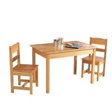 Kidkraft Kidkraft Rectangle Table 2 Chair Set Natural Table And Chairs Wooden Study Table Study Table And Chair