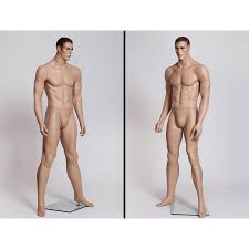 Male Realistic Mannequin Mm Matt Mannequin Mall Maquillé et avec une perruque, stylisé à perruque… male realistic mannequin mm matt