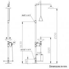 Eyewash is a fluid, commonly salineus, used to physically wash the eyes in the case that they may be contaminated by foreign materials or substances. Emergency Eye Wash And Shower Station With Pedal
