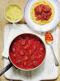 Mary Berry S Absolute Favourites Meatballs In Tomato And Basil Sauce Daily Mail Online Recipe Berries Recipes Food Mary Berry Recipe