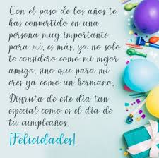 Carta De Feliz Cumpleanos Para Mi Mejor Amigo A Distancia Feliz Dia D