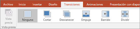 Por fin pasamos por un período de transición. Agregar Transiciones Entre Diapositivas Soporte De Office