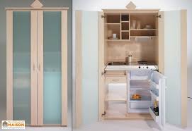 Maybe you would like to learn more about one of these? Kitchenette Armoire En Bois 120x65x204cm 9 Coloris Armoire En Bois Kitchenette Meuble Cuisine