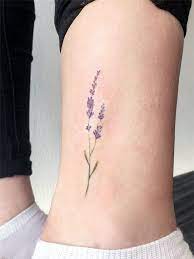 30 Simple Lavender Flower Tattoo Ideas For Women Flymeso Blog Lavender Tattoo Tattoos Purple Flower Tattoos