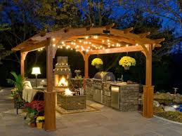 Hardtop gazebos give you a sense of privacy, they protect you from the sun and rain, and they provide you with a flexible outdoor space. Outdoor Kitchens Backyard Dining Freestanding Pergola Outdoor Kitchen Design