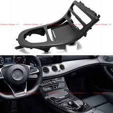 For 16 Benz W213 W238 Amg E63 E43 Carbon Fiber Centre Console Cover Interior Ebay Carbon Fiber Benz Carbon