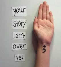 A semicolon tattoo is one of those images that will catch you attention immediately you see it. The Semicolon Project Tattoo Spirit