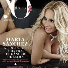 Marta Sánchez se desnuda en su lucha contra el cáncer