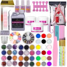 If you're a beginner and you want the salon look, for a fraction of the price. Amazon Com New Professional 42pc Acrylic Powder Nail Art Tips Starter Kit Beauty