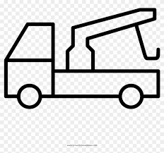 Free printable tow truck coloring pages. Tow Truck Coloring Page Icon Clipart 1099049 Pikpng
