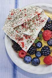 Bourbon Custard With Berry Dust Meringues Recipe Recipe In 2021 Fruit Dessert Recipes Healthy Fruit Desserts Recipes