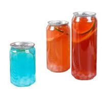 650ml Cans - Clear PET Plastic Beverage Containers