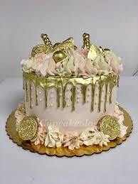 Gold Drip Cake Drip Cakes Novelty Birthday Cakes Drip Cake Tutorial