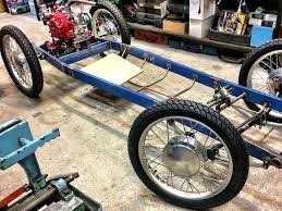 1930 Cyclekart Custom Steel Blue Robert Bimrose Cyclekart Cycle Car Pedal Cars