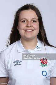 Emily Liles poses for a portrait during England Red Roses Squad... News  Photo