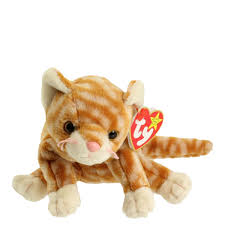 However, on rare occasions, purely domestic cats have exhibited marbled tabby patterning. Ty Beanie Baby Amber The Gold Tabby Cat 7 5 Inch Bbtoystore Com Toys Plush Trading Cards Action Figures Games Online Retail Store Shop Sale