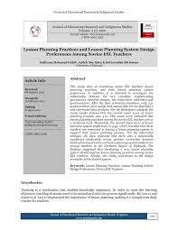Buku rekod mengajar guru', bertarikh 1 julai 1963, 2. Pdf Lesson Planning Practices And Lesson Planning System Design Preferences Among Novice Esl Teachers