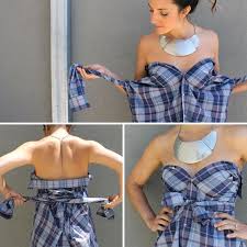10 Stylish Ways A Woman Can Wear A Man S Shirt Diy Fashion Clothes Fashion