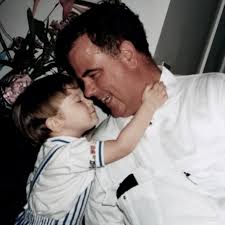 Here's a great pic with Dad and Joey that captures my dad's joyful spirit.  When we lost him, I quietly grieved for him far longer than I expected.  These days, his memory