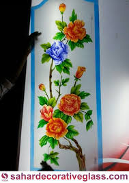 Glass Design Image Glass Painting Designs Window Glass Design Glass Etching Designs