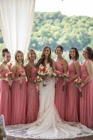 Summer Wedding Coral Bridesmaids Dresses David S Bridal Parfait Coral Bridesmaid Dresses Bridal Bridesmaid Dresses Davids Bridal Bridesmaid Dresses