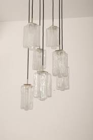 By premier copper products (7) Large Ice Glass Granada Cascading Chandelier From Kalmar For Sale At Pamono