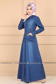 Modaselvim Ferace Dugmeli Kot Pardesu Ferace 9095w153 Koyu Kot Denim Fashion Moda Stilleri The Dress