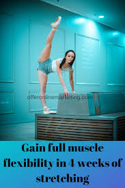Gain Muscle Flexibility In 4 Weeks Of Stretching Excercise Stretching Exercises Exercise