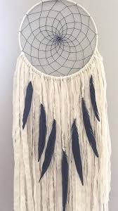 Black And White Dream Catcher Pictures Large Dream Catcher Large White Dream By Willowandwanderlust Black Dream Catcher Dream Catcher Craft Dream Catcher Diy