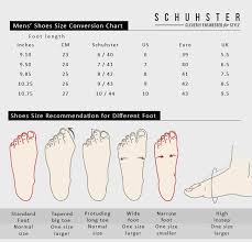Shoe Size Chart Schuhster