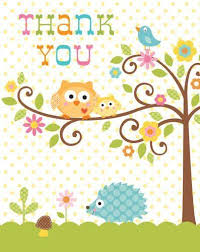 Creative Converting Happi Tree Sweet Baby Thank You Notes 8 Count By Creative Converting Owl Baby Shower Theme Baby Shower Party Supplies Baby Shower Paper