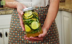 Rub the kosher salt into the cucumbers. Refrigerator Pickles Video Growing A Greener World