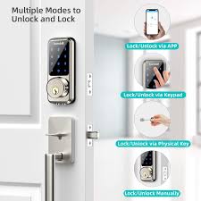 Locking your keys in your vehicles can easily happen. Buy Smart Lock Keyless Entry Deadbolt Door Lock Digital Electronic Bluetooth Code Door Lock Keypad Home Smart Locks Front Door Works With App Auto Lock For Home Airbnb Online In Indonesia B081jpj8fw