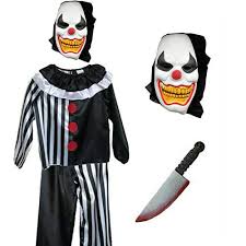 4.4 out of 5 stars 249. Childrens Kids Black White Killer Clown Fancy Dress Costume Halloween Medium 5 7 Years Buy Online In Angola At Angola Desertcart Com Productid 178918045