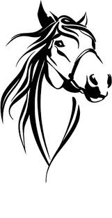 Items Similar To Horse Head Decal On Etsy Animal Stencil Horse Stencil Horse Silhouette