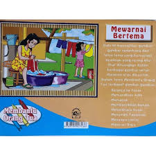 Mewarnai gambar orang mencuci baju mewarnai n. Gratis Ongkir Buku Mewarnai Bertema Membantu Orang Tua Terlaris Lazada Indonesia
