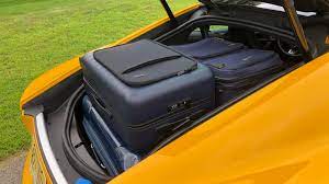 Both measurements are better than average for the luxury sports car segment. 2021 Jaguar F Type Luggage Test Cargo Space Specs Photos