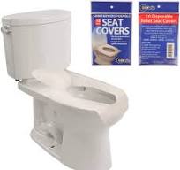 Disposable Paper Toilet Seat Covers - Flushable and Hygienic Biodegradable  Travel Paper Potty Barrier for Urinating in Public Hotel Stations ...