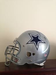 2007 Doug Free Dallas Cowboys Ridell Revolution Game Used Helmet Football Helmets Vintage Football Nfl Games