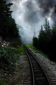 Into The Misty Mountains Train Tracks Alaska Photos Train